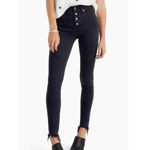 Madewell 9-Inch Button Ankle Skinny Jeans